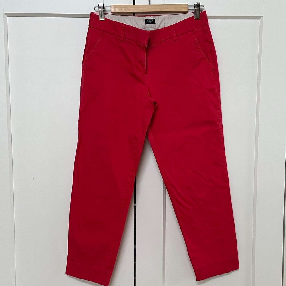 J Crew Cherry Red Pants